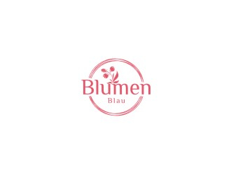 Blumen Blau logo design by Artomoro