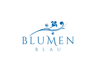 Blumen Blau logo design by oke2angconcept