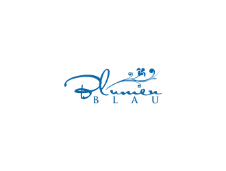 Blumen Blau logo design by oke2angconcept