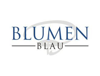 Blumen Blau logo design by Franky.