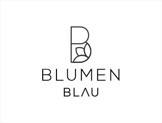 Blumen Blau logo design by Shabbir