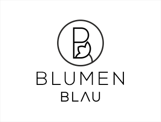 Blumen Blau logo design by Shabbir
