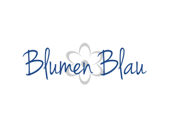 Blumen Blau logo design by puthreeone