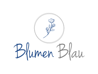 Blumen Blau logo design by puthreeone
