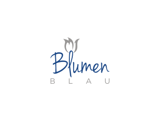 Blumen Blau logo design by luckyprasetyo