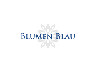 Blumen Blau logo design by luckyprasetyo