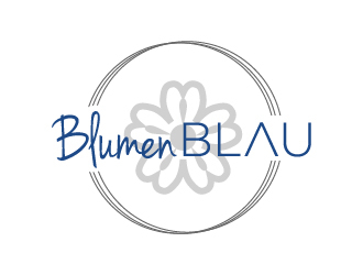 Blumen Blau logo design by Mirza
