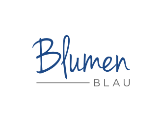 Blumen Blau logo design by KQ5