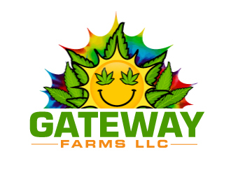 Gateway Farms LLC logo design by ElonStark