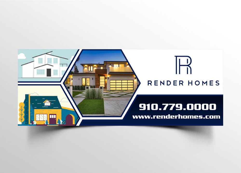 Render Homes logo design by Boomstudioz