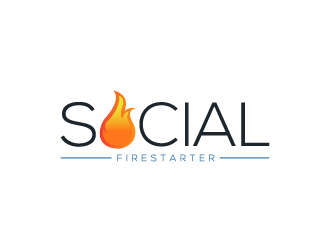 Social Firestarter logo design by yondi
