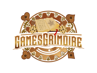 Games Grimoire logo design by Republik