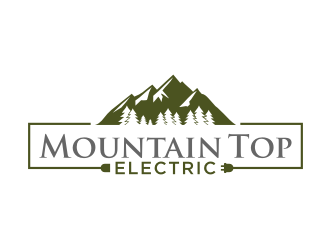 Mountain Top Electric  logo design by puthreeone