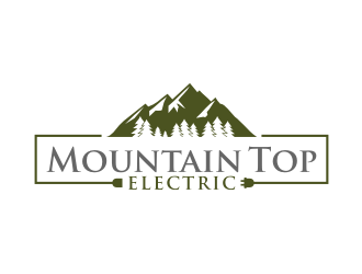 Mountain Top Electric  logo design by puthreeone