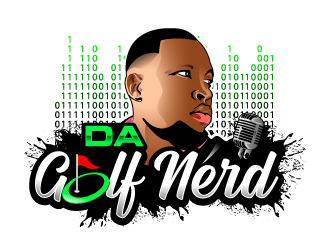da golf nerd logo design by Suvendu