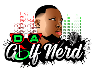 da golf nerd logo design by Suvendu