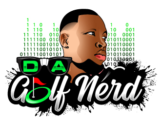 da golf nerd logo design by Suvendu