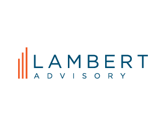 Lambert Advisory, LLC. logo design by denfransko