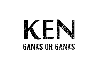Ken/6anks or 6anks  logo design by axel182