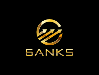 Ken/6anks or 6anks  logo design by pencilhand