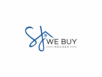 SJ We Buy Houses logo design by Barkah