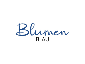 Blumen Blau logo design by aryamaity