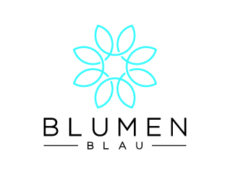 Blumen Blau logo design by BrainStorming