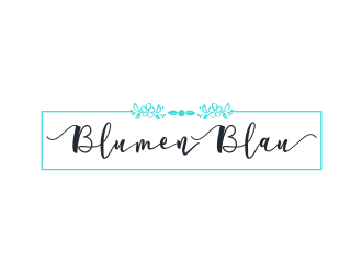 Blumen Blau logo design by Garmos