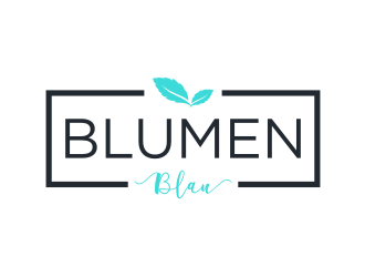 Blumen Blau logo design by Garmos