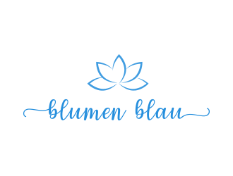 Blumen Blau logo design by keylogo