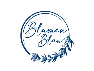 Blumen Blau logo design by dgawand