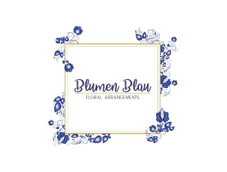 Blumen Blau logo design by aika