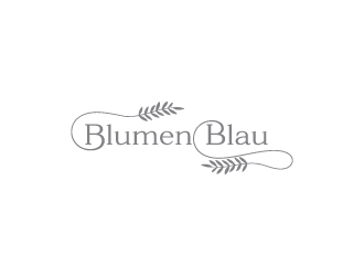 Blumen Blau logo design by logogeek