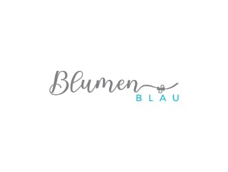Blumen Blau logo design by logogeek