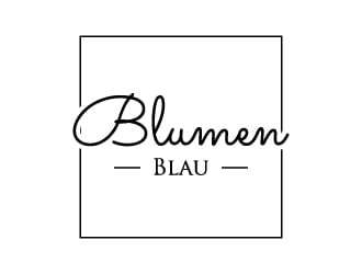 Blumen Blau logo design by gateout