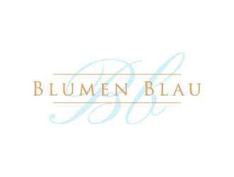 Blumen Blau logo design by gateout