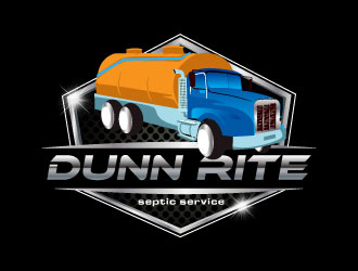 Dunn Rite Septic Service logo design by bayudesain88
