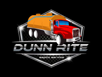 Dunn Rite Septic Service logo design by bayudesain88