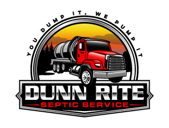 Dunn Rite Septic Service logo design by daywalker