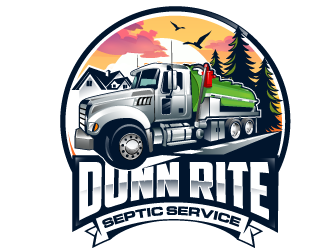 Dunn Rite Septic Service logo design by Suvendu
