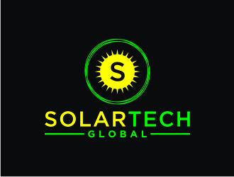 SolarTech Global logo design by Artomoro