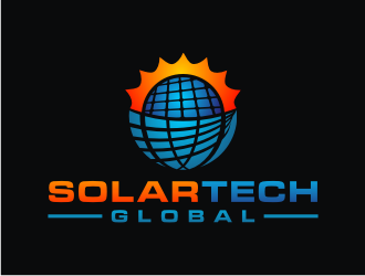 SolarTech Global logo design by Artomoro