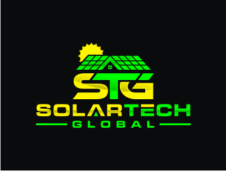 SolarTech Global logo design by Artomoro