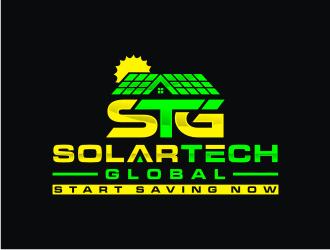 SolarTech Global logo design by Artomoro