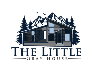 The Little Gray House logo design by ElonStark
