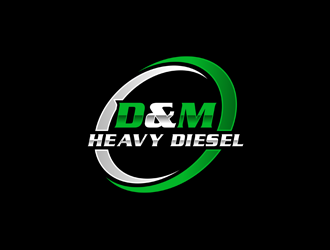 D&M Heavy Diesel logo design by alby