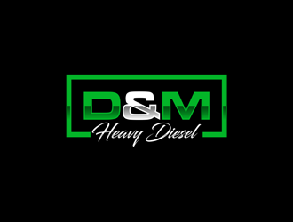 D&M Heavy Diesel logo design by alby