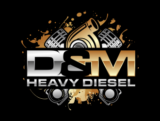 D&M Heavy Diesel logo design by hidro