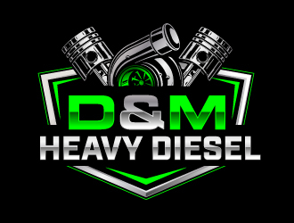 D&M Heavy Diesel logo design by jaize