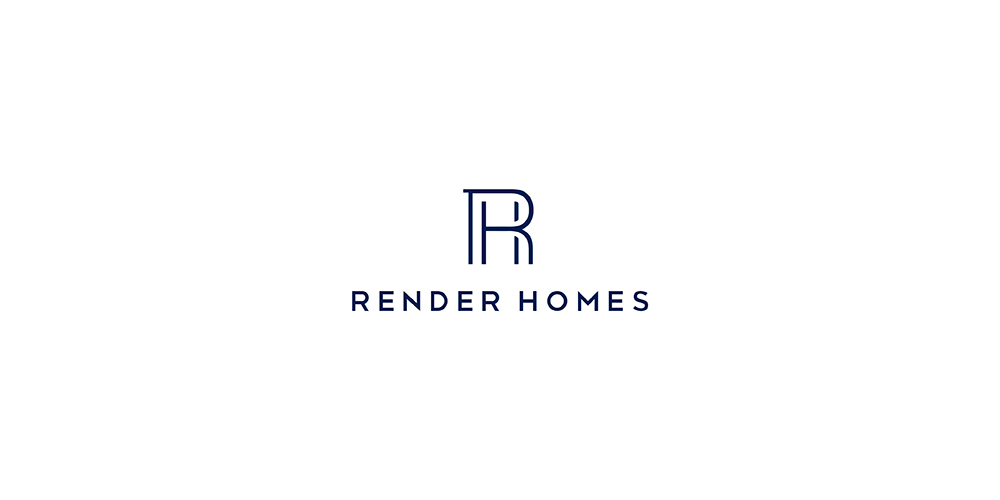 Render Homes logo design by Roma
